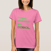 Faço poesia em COBOL T-shirt (Voorkant)