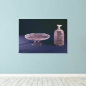 Facon de Venise latticinio tazza Canvas Afdruk (Insitu (Houten vloer))