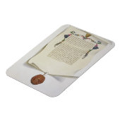 Facsimile editie van de Magna Carta, eerste publis Magneet (Linkerzijde)