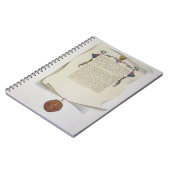 Facsimile editie van de Magna Carta, eerste publis Notitieboek (Linkerzijde)