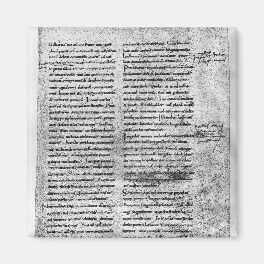 Facsimile kopie magneet (Voorkant)