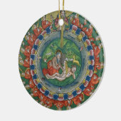 Facsimile kopie van Genesis 2:22 God creëerde Eve, Keramisch Ornament (Links)