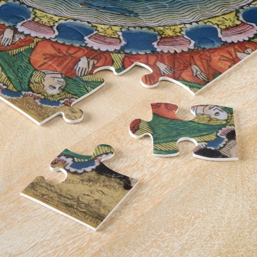 Facsimile kopie van Genesis 2:22 God creëerde Eve, Legpuzzel (Zijkant)