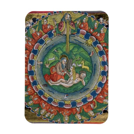 Facsimile kopie van Genesis 2:22 God creëerde Eve, Magneet (Verticaal)