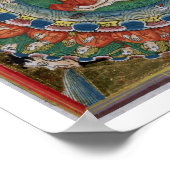 Facsimile kopie van Genesis 2:22 God creëerde Eve, Poster (Hoek)