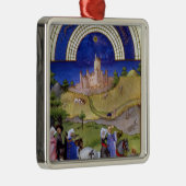 Facsimile of August: Hawking Metalen Ornament (Rechts)