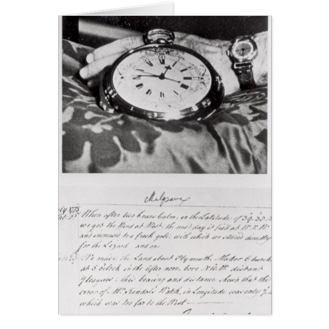 Facsimile van de Pocket Chronometer (Voorkant)