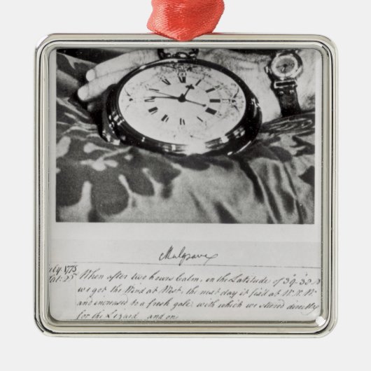 Facsimile van de Pocket Chronometer Metalen Ornament (Voorkant)