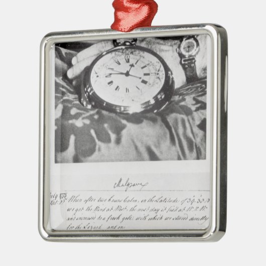 Facsimile van de Pocket Chronometer Metalen Ornament (Links)
