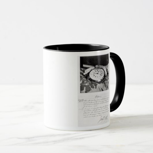 Facsimile van de Pocket Chronometer Mok (Voorkant rechts)