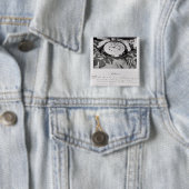 Facsimile van de Pocket Chronometer Vierkante Button 5,1 Cm (In situ)