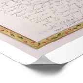 Facsimile van een brief van Elizabeth I aan Franco Poster (Hoek)