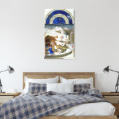 Facsimile van februari canvas afdruk (Insitu (Slaapkamer))