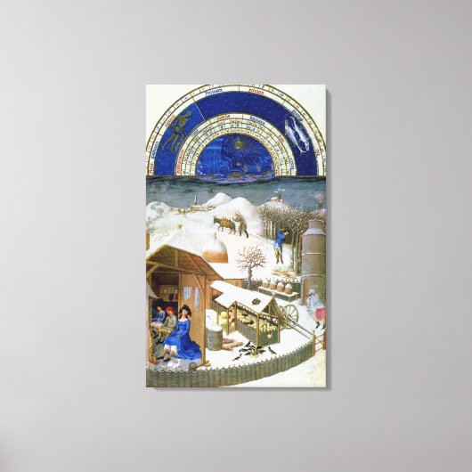 Facsimile van februari canvas afdruk (Voorkant)