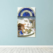 Facsimile van februari canvas afdruk (Insitu (Houten vloer))