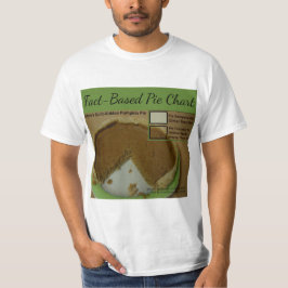 Fact-Based Pie Chart door RoseWrites T-shirt
