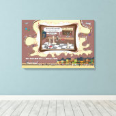 Fact Checkers | Absurd Wordplay Humor 24x16 Canvas Afdruk (Insitu (Houten vloer))