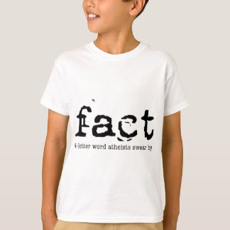FACT - de vierletterige woordatheïsten zweren door T-shirt