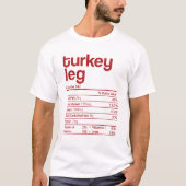 Fact Funny Thanksgiving Chris: Beendenbocht T-shirt (Voorkant)