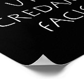 Factis ut credam facis poster (Hoek)