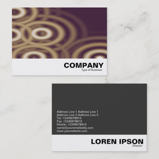 Factor "O" Abstract Visitekaartje (Voorkant / Achterkant)