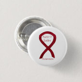 Factor V Leiden Awareness Ribbon Custom Pin Ronde Button 3,2 Cm (Voorkant /achterkant)