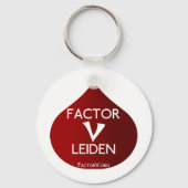 Factor V Leiden Awareness Sleutelhanger (Voorkant)