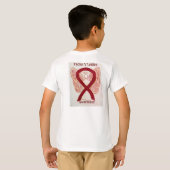 Factor V Leiden bewustzijnslint engel T-shirt naar (Achterkant volledig)
