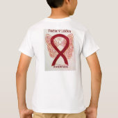 Factor V Leiden bewustzijnslint engel T-shirt naar (Achterkant)