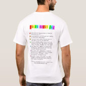 Factoren van SMA - Feit back T-shirt (Achterkant)