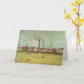 Factories in Asnieres door Vincent van Gogh Kaart (Gele Bloem)