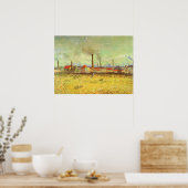 Factories in Asnieres door Vincent van Gogh Poster (Keuken)