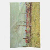 Factories in Asnieres door Vincent van Gogh Theedoek (Verticaal)