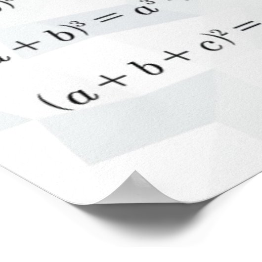 Factoring & Product Polynomials - Wiskunde Poster (Hoek)