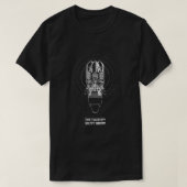 Factorio Rocket met de fabriek moet groeien T-shirt (Design voorkant)