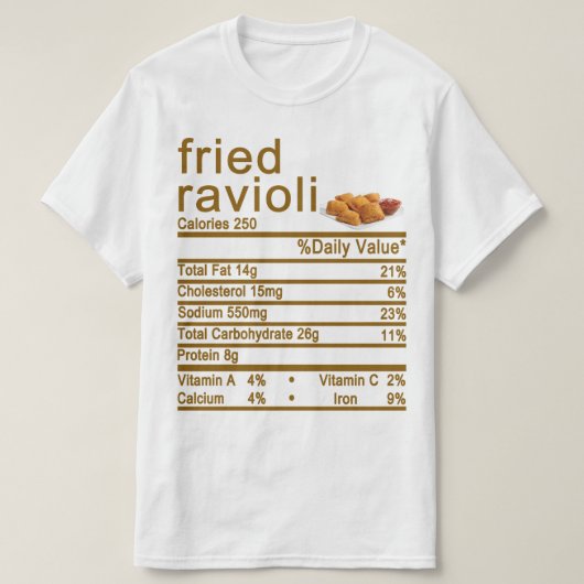Facts label t-shirt (Design voorkant)