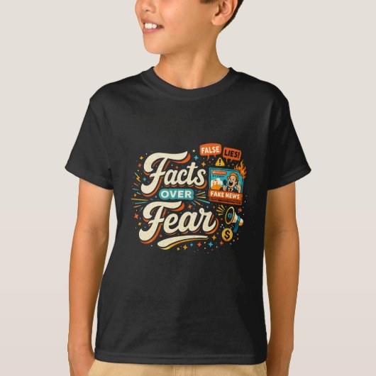 Facts Over Fear T-shirt (Voorkant)