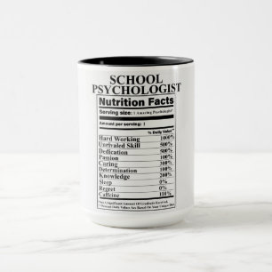 Facts van de schoolpsycholoog Nutrition Mok