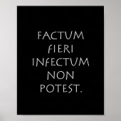 Factum fieri infectum non potest poster (Voorkant)