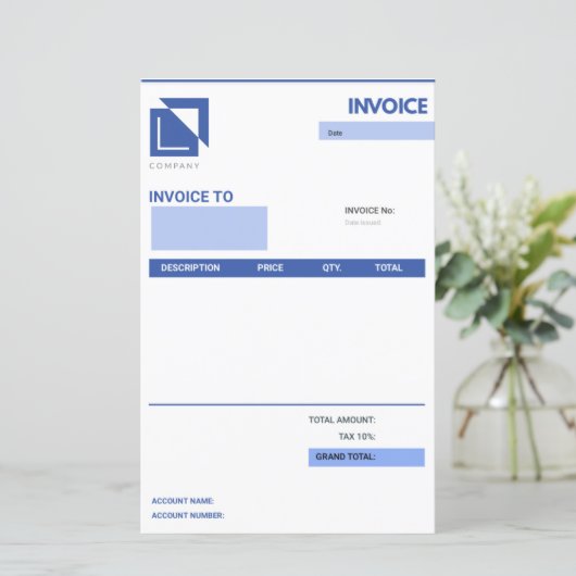 Factuur (Staand voorkant)