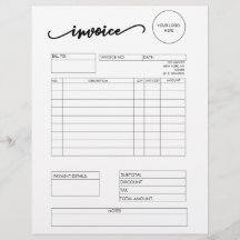 Factuur kleine zakelijke goederen briefhoofd