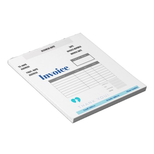 Factuur Notitieblok (Schuin)