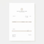 factuur ontwerp post-it® notes (Voorkant)