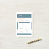 factuur post-it® notes (Op bureau)