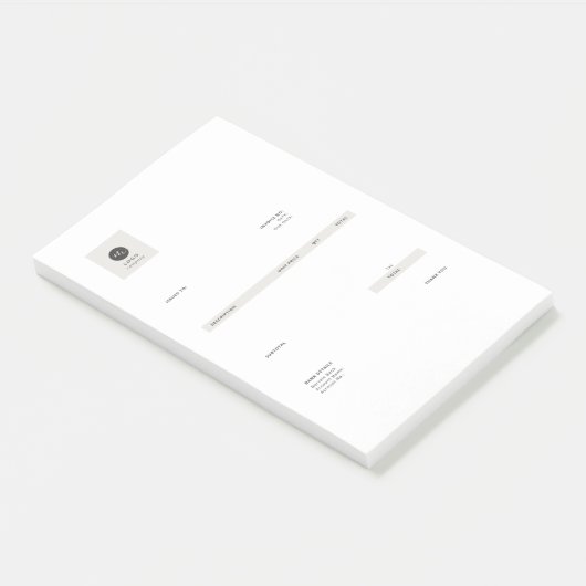 factuur post-it® notes (Schuin)