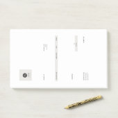 factuur post-it® notes (Op bureau)