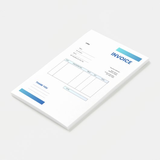 factuur post-it® notes (Schuin)