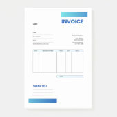 factuur post-it® notes (Voorkant)