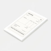 factuur post-it® notes (Schuin)