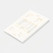 factuur post-it® notes (Schuin)